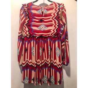 Umgee USA S western Aztec southwestern rodeo country cowboy dress size small